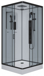 Niagara NG-6902GQ BLACK 100х100 душевая кабина низкий поддон