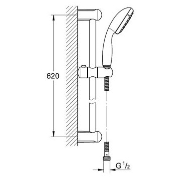 Grohe BauClassic 124404 комплект 3 в 1