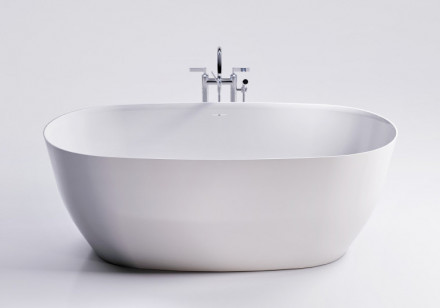Ванна Astra-Form Атрия 180x80 Solid Surface с интегрированным переливом