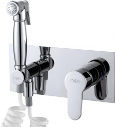 D&amp;K Rhein Marx DA1394501 Смеситель с гигиеническим душем встраиваемый