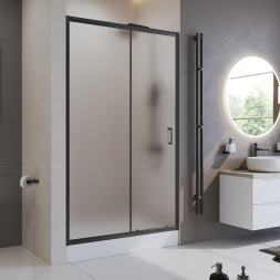 BelBagno UNO-195-BF-1-120-P-NERO душевая дверь