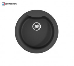 Omoikiri Yasugata 48R-BL мойка 485x485 черный