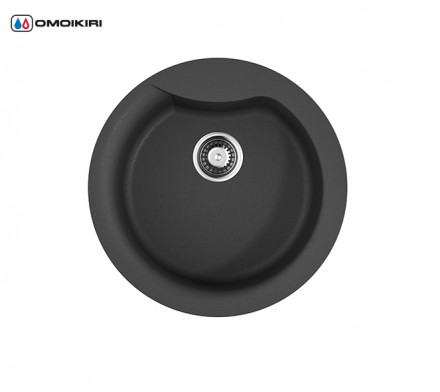 Omoikiri Yasugata 48R-BL мойка 485x485 черный