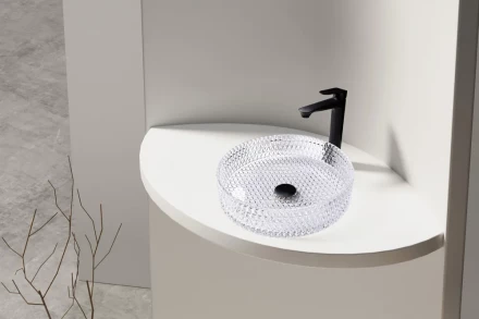 ABBER Glas AK2301 раковина накладная стеклянная