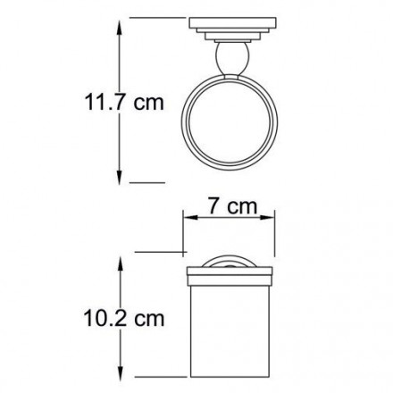 Wasserkraft Isar К-7328 Подстаканник стеклянный