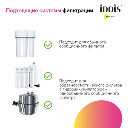 Iddis Rule RULSTLFi05 смеситель для кухонной мойки