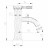 Lemark Jasmine LM6606ORB смеситель для раковины