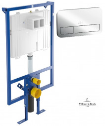 Villeroy Boch ViConnect 92247600 инсталляция с клавишей 92249061