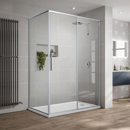Vincea Slim-U VSR-2SU9012CL душевой уголок