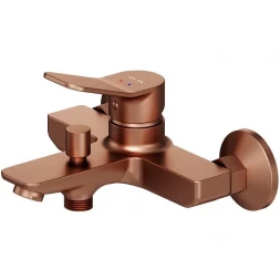 AM.PM X-Joy F85A10044 Смеситель для ванны и душа розовое золото