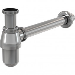 AlcaPlast A431 сифон для раковины хромированный