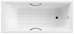 Delice Prestige DLR 230611R-AS Ванна чугунная 175х75 с отверстиями под ручки и противоскользящим пок