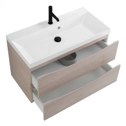 BelBagno MARINO-CER-600-2C-SO-BRDL-P тумба с раковиной подвесная