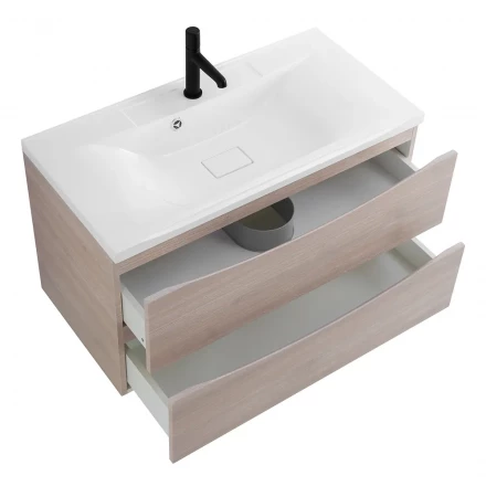 BelBagno MARINO-CER-600-2C-SO-BRDL-P тумба с раковиной подвесная