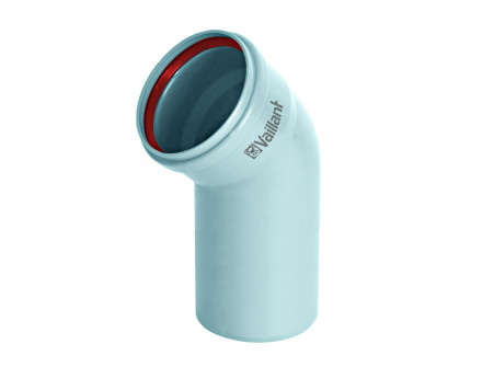 Vaillant Отвод 45 DN 80 с уплотнением из силикона