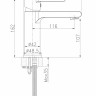 Cersanit BRASKO BLACK А63107 Смеситель для раковины Cersanit BRASKO BLACK А63107 Смеситель для раковины