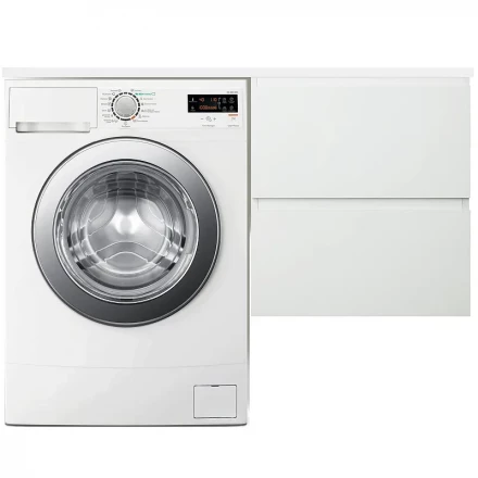 Эстет Dallas Luxe 150 R Тумба с раковиной подвесная 2 ящика белая