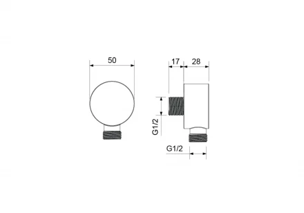 AQUATEK AQ2457MB шланговое подсоединение