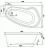 Vagnerplast Avona 150x90 R акриловая ванна