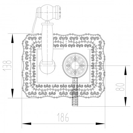 Lemark Jasmine LM6619ORB смеситель с гигиеническим душем, встраиваемый