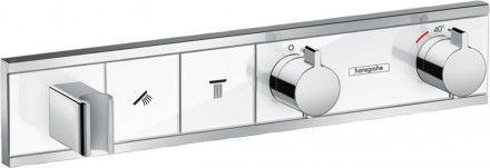 Hansgrohe RainSelect 15355400 смеситель термостат для душа на 2 потребителя (внешняя часть)