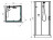 Aquanet Passion EVO S Black 90x90 Душевая кабина