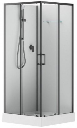 Aquanet Passion EVO S Black 90x90 Душевая кабина