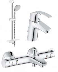 Grohe Eurosmart Grohtherm 800 124422 комплект смесителей 3 в 1