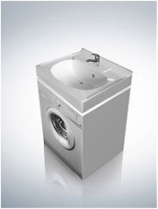 Altasan Kompakt 50x50  Раковина для монтажа над стиральной машиной