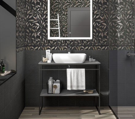 Kerama Marazzi Plaza Next Металлическая структура подвесная 80, черная матовая