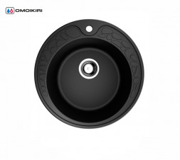Omoikiri Tovada 51-BL мойка 510x510 черный