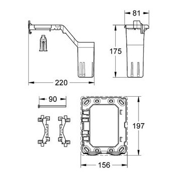 GROHE Fresh 38796000 принадлежность для инсталляции