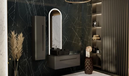 Azario Арракис LED-00002500 Зеркало c подсветкой и диммером бесконтактный сенсор 480х1450