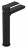 Cersanit BRASKO BLACK А63111 Смеситель для раковины высокий