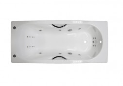 Roca Malibu 170x70 Чугунная ванна с гидромассажем