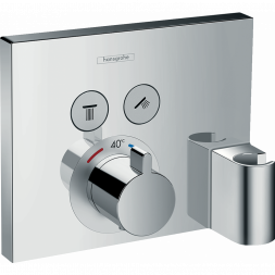 Hansgrohe ShowerSelect 15765000 смеситель термостат для душа на 2 потребителя (внешняя часть)