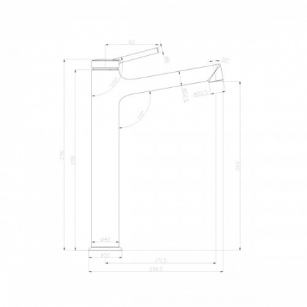 Lemark Minima LM3809C смеситель для раковины чаши