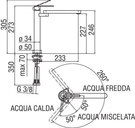 Nobili Cucina CU92913CR смеситель для кухни