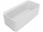 UNI-FLOW KUBE FS324-1700 Gloss White Ванна отдельностоящая