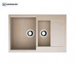 Omoikiri Daisen 78-2-SA мойка 780x510 бежевый