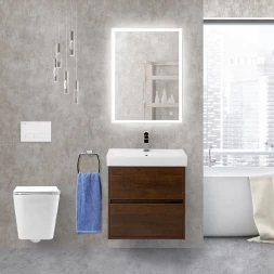 BelBagno MARINO-CER-1200-4C-SO-2-BRDL-P тумба с раковиной на две чаши четырьмя ящиками подвесная