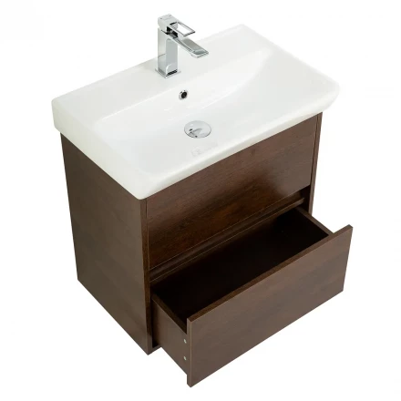 BelBagno MARINO-CER-1200-4C-SO-2-BRDL-P тумба с раковиной на две чаши четырьмя ящиками подвесная