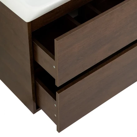 BelBagno MARINO-CER-1200-4C-SO-2-BRDL-P тумба с раковиной на две чаши четырьмя ящиками подвесная