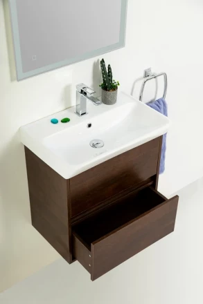 BelBagno MARINO-CER-1200-4C-SO-2-BRDL-P тумба с раковиной на две чаши четырьмя ящиками подвесная