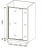 Good Door Orion WTW-PD-110-C-CH Душевая дверь