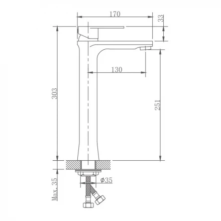 Haiba HB11807 Смеситель для раковины