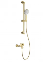 Wonzon &amp; Woghand WW-4560-BG Смеситель для ванны с душевым гарнитуром брашированное золото