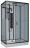 Niagara NG-6912GQR BLACK 120х80 душевая кабина низкий поддон