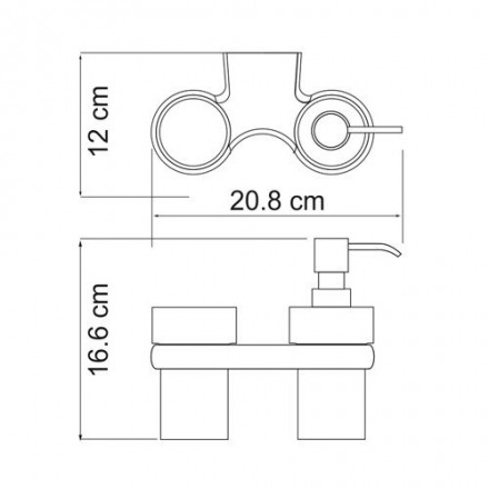 Wasserkraft Berkel К-6889 Держатель стакана и дозатора