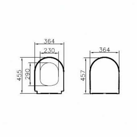 Vitra S50 110-003-019 Сидение дюропласт с микролифтом